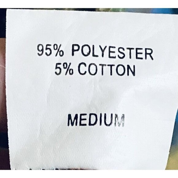 Judith March Womens Medium Kimono Top Fringe Trim Watercolor Print Sheer Boho - Picture 7 of 8